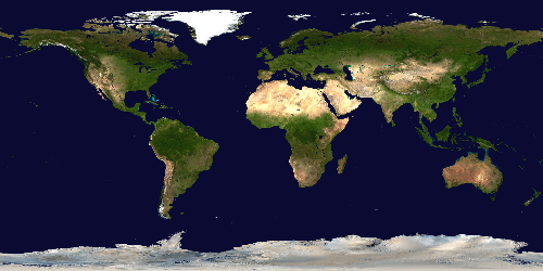 Cylindrical equidistant projection